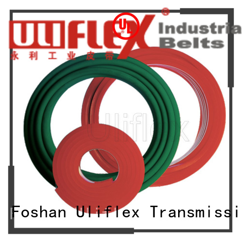 Banda transportadora de caucho de calidad 100% Uliflex mercado en el extranjero para el funcionamiento del motor